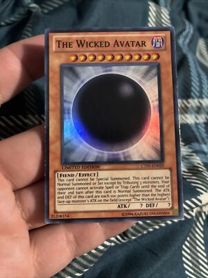 1x The Wicked Avatar - CT07-EN023 - Super Rare - Limited Edition Lightly Played -image