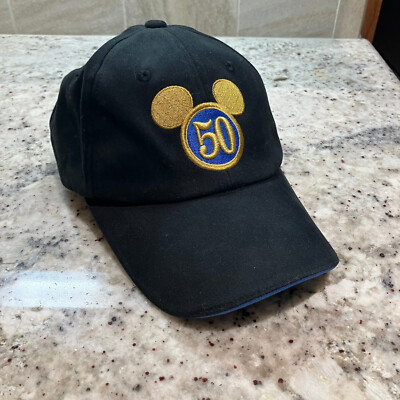 Walt Disney World Embroider 50 Years Of Theme Parks Celebration Mickey Hat-image