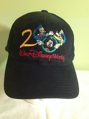 Vintage 2000 Walt Disney World Souvenir Adult Embroidered Baseball Cap Hat-image