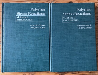 POLYMER STRESS REACTIONS, VOLUME 1 and 2 - Casalet+Porter 1978 HC-image