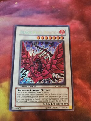 Yu-Gi-Oh! TCG Black Rose Dragon 2008 Collector's Tins CT05-EN003 Limited Secret-image