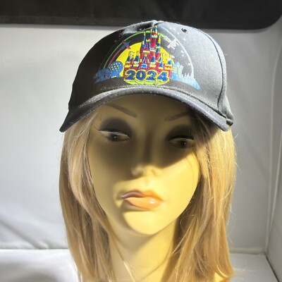 2024 WALT DISNEY WORLD STRAPBACK HAT mickey mouse-image
