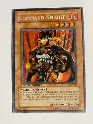 Yugioh! MP Command Knight - CT1-EN003 - Secret Rare - Limited Edition-image