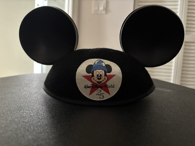 WALT DISNEY WORLD THEME PARK 25TH BIRTHDAY JACOBSON MICKEY MOUSE EARS HAT 1996-image