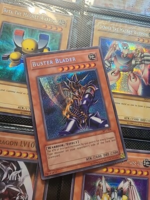 Yugioh Buster Blader BPT-008 2003 Collector's Tin - Secret Rare - LP To MP Cond-image