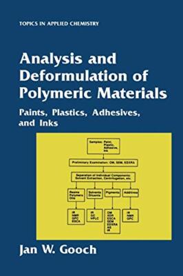 Analysis and Deformulation of Polymeric Materials: Paints, Plastics, Adhesive-,-image