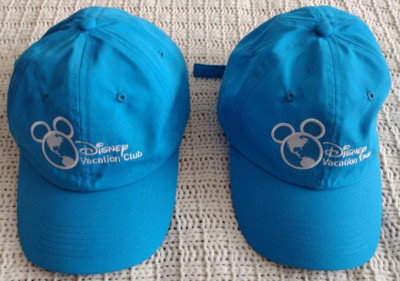 2 WDW WALT DISNEY WORLD DVC DISNEY VACATION CLUB MEMBER BALL CAP HAT            -image