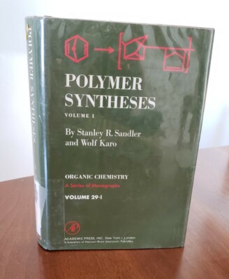 Polymer Syntheses by Wolf Karo and Stanley R. Sandler (1974, Hardcover)-image