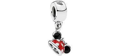Pandora Disney Parks Exclusive Minnie Ear Hat Charm 792122ENMX W Disney Box-image