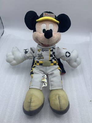 Disney World Parks Mickey Mouse Epcot Test Track Plush Beanie Needs Cleaning-image