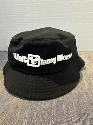 Disney Parks Spirit Jersey Walt Disney World Black Bucket Hat Size OSFM-image