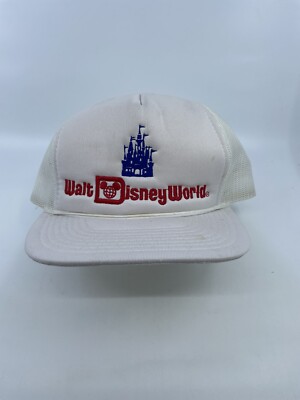 Vintage Walt Disney World 1980's Mesh Trucker Snapback Hat Cap-image