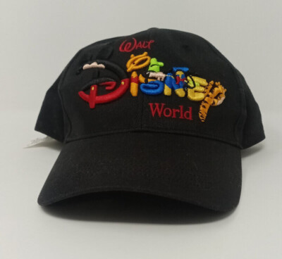 Walt Disney World 3D Embroidered SnapBack Hat Mickey & Pooh Characters Cap-image