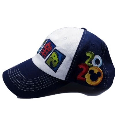 New Walt Disney World 2020 Souvenir Hat WDW Adult Adjustable Colorful Patches-image