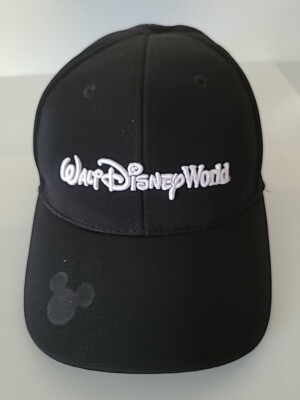 Walt Disney World Hat Cap Adult Black One Size Stretch Casual-image