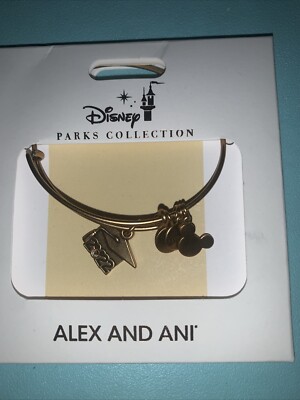 NWT! Disney Parks - Mickey Mouse 2022 Graduation Hat Bangle by Alex and Ani-image