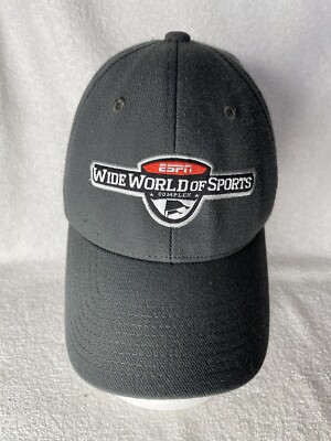 WALT DISNEY WORLD ESPN Wide World of Sports  Gray Baseball Hat Cap Fitted S/M-image