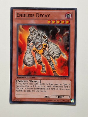 Yugioh Endless Decay CT09-EN020 SUPER RARE NM Limited Edition -image