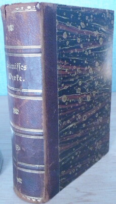 Works of Adelbert von Chamissos 1902 Leipzig   Hawaiian Language + German Poetry-image