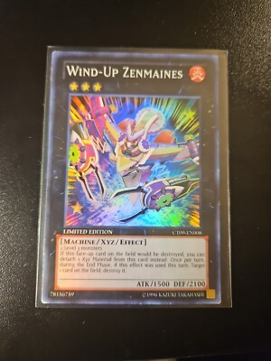 Yu-Gi-Oh Wind-Up Zenmaines CT09-EN008 Limited Super Rare (K3)-image