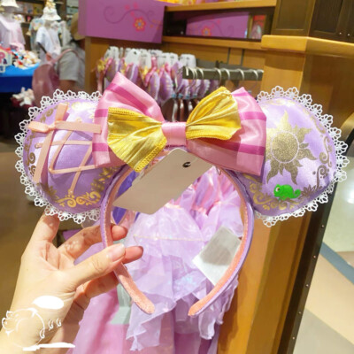 Disney Parks Rapunzel Tangled Pascal Mickey Mouse Ears Minnie Headband-image