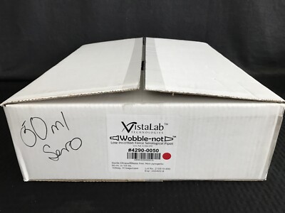 (100) VISTA LAB 50mL Wobble-Not Low Insertion Force Graduated Serological Pipets-image