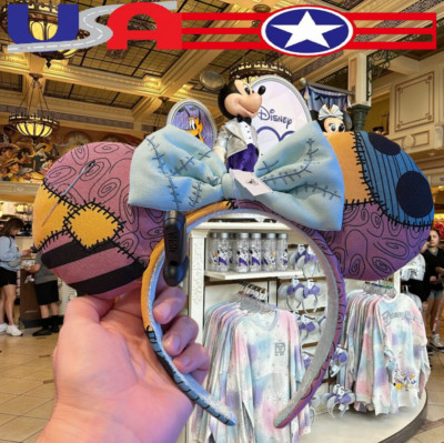 US Disney Parks Nightmare Before Christmas Sally Ear Headband Minnie Ears-image
