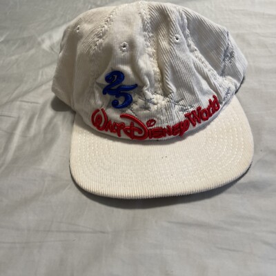 Walt Disney World 25th Anniversary Strapback Dad Hat Cap Embroidered Vtg 90's -image