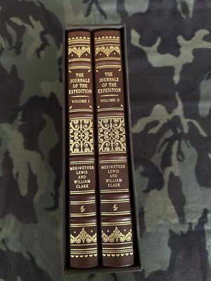 Easton Press Deluxe Limited Ed. LEWIS & CLARK'S JOURNALS OF THE EXPEDITION 2 vol-image
