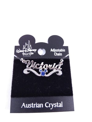 Walt Disney World Austrian Crystal Silver Tone 