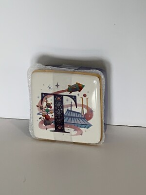 Disney Parks ABC Letters Trinket Box T is for Tomorrowland WDW Disneyland New-image