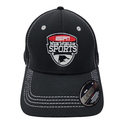 ESPN Wide World of Sports Hat Walt Disney World Black Adjustable Cast Member-image