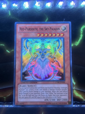 Neo-Parshath, The Sky Paladin CT08-EN009 Super Rare Limited Ed NM (slot#191)-image