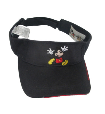 Walt Disney World Mickey Mouse Visor Hat Large Youth Adjustable Navy Blue-image