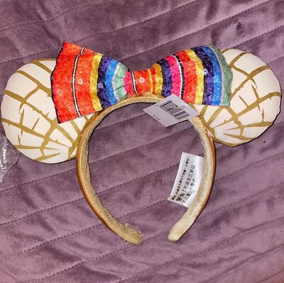 Sweet Bread Pan Dulce Concha Minnie Ears Disney Parks Ears  Mexican Headband-image
