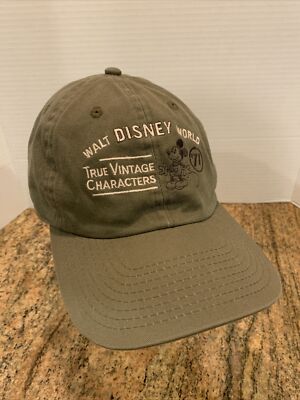 Walt Disney World True Vintage Characters Mickey Mouse 71 Ball Cap Hat Adult-image