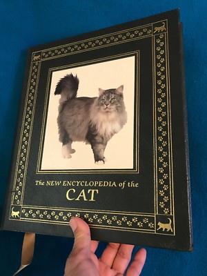 The New Encyclopedia of the Cat by Fogle Leather Like Binding Acceptable HB-image