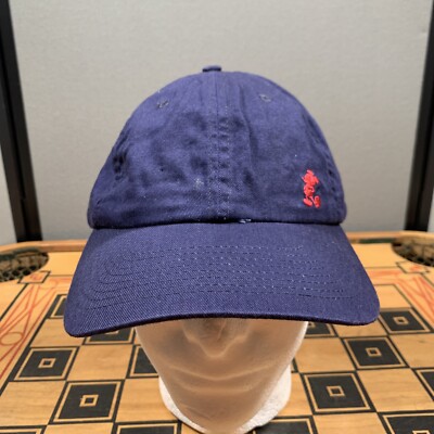 Walt Disney World WDW Baseball Cap Strapback Hat Men OSFA Blue Mickey Mouse Red-image