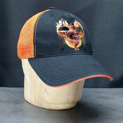 Youth Walt Disney World Dragon Flame Mickey Ears Snap Back Trucker Hat-image