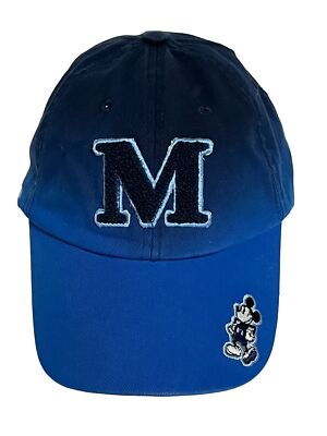 Disney Parks Walt Disney World MICKEY MOUSE Baseball Cap Hat Blue Ombré Adult OS-image