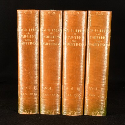 1888 4 Vols Cyclopedia of Painters and Paintings John Denison Champlin Illust...-image