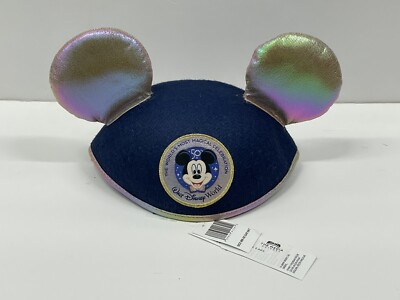 Disney Parks Walt Disney World 50th Anniversary Adult Mickey Mouse Ears Hat NEW-image