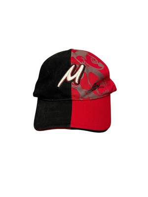 Walt Disney World Baseball Cap Strapback Hat Mickey Mouse Red Black Embroidered-image