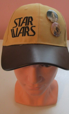 New Disney Parks Star Wars w Pins Hat Cap Adult One Size WDW NWT-image