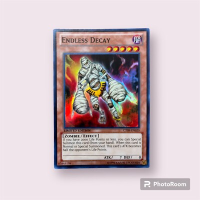 Yu-Gi-Oh! Endless Decay CT09-EN020 Limited Super Rare NM Holo-image