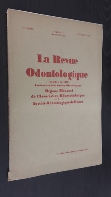 The Dental Review Founded In 1879 No. 11 Nov 1949 BE-image