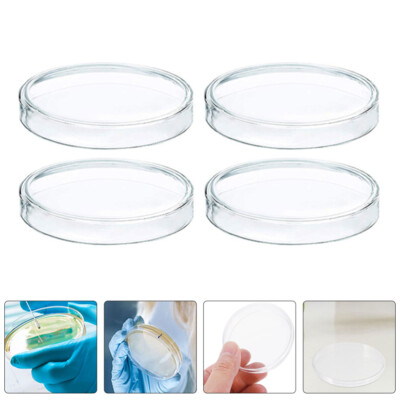 10 Pcs Petri Dish Science Supplies Cell Culture Dishes with Lids-image