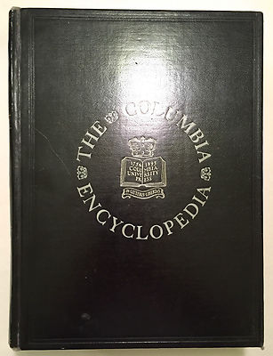 The Columbia Encyclopedia One Volume (1938 Black Faux Leather) - Clarke Ansley-image