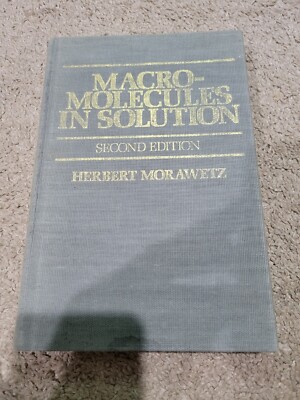Macromolecules in Solution Second Edition 2nd Edition -image