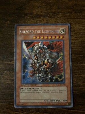 Yugioh! Gilford the Lightning CT2-EN001 Secret Rare Limited Edition Near Mint-image
